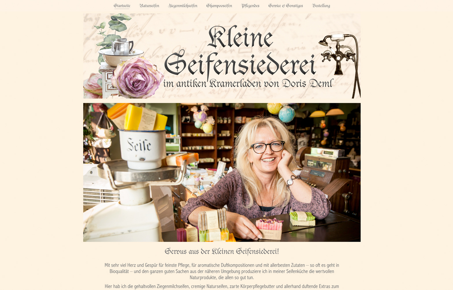 Kleine Seifensiederei Website